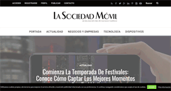 Desktop Screenshot of lasociedadmovil.com